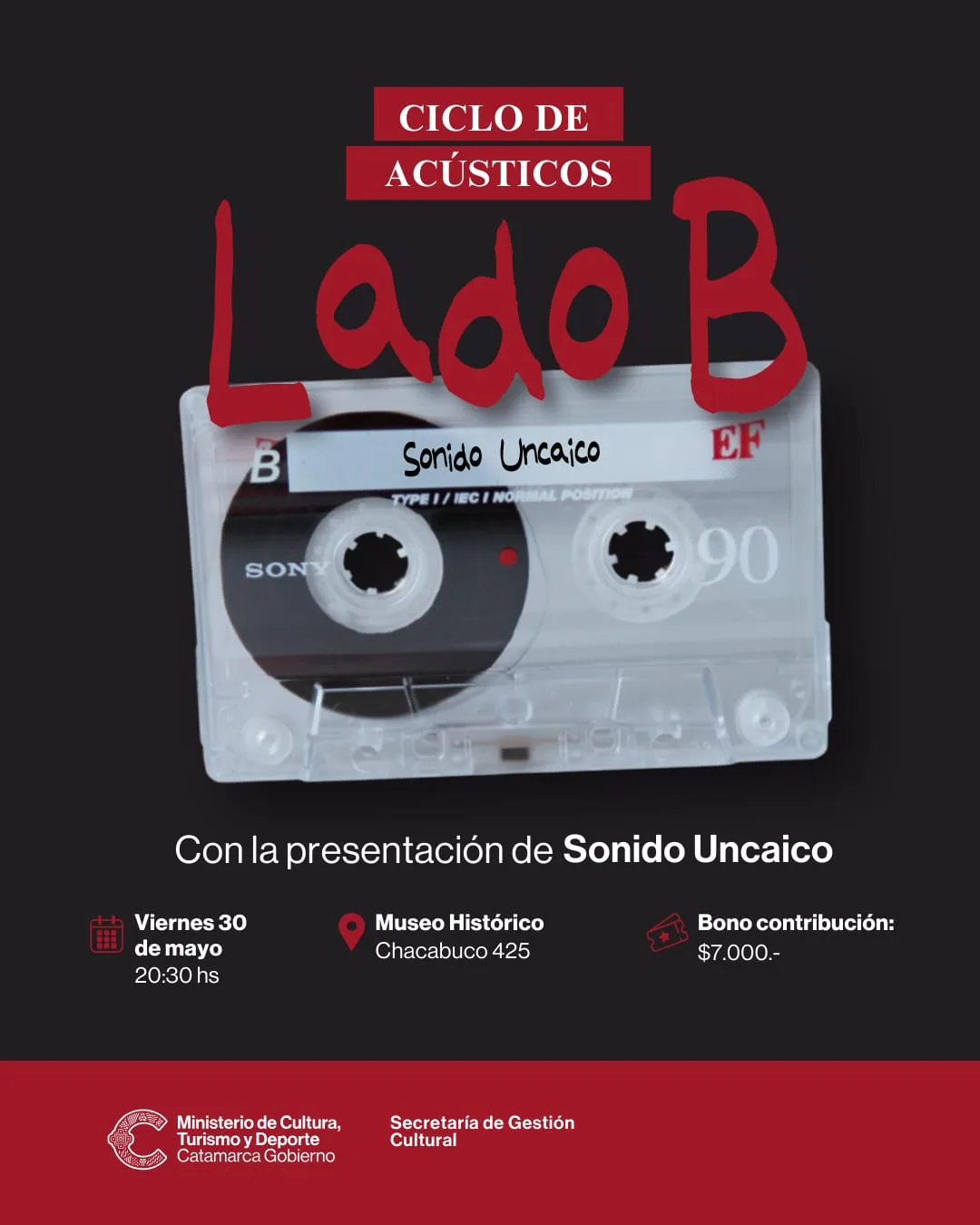 Lado B presenta a Sonido Uncaico: fusión ancestral y contemporánea en el Museo Histórico