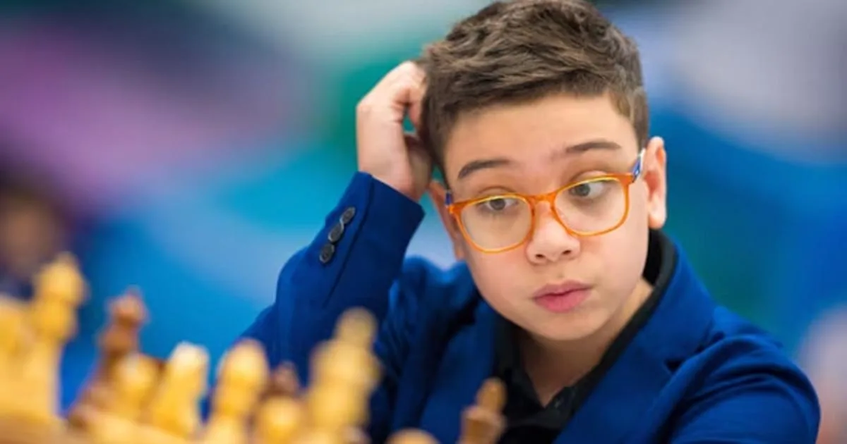 Faustino Oro, la promesa argentina del ajedrez busca su primera norma de gran maestro en el Masters de Sharjah