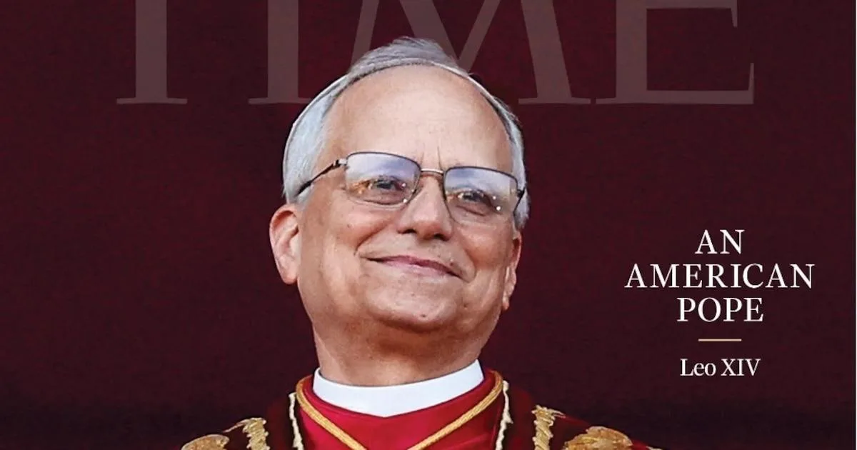 TIME revela portada con León XIV, el primer Papa estadounidense de la historia