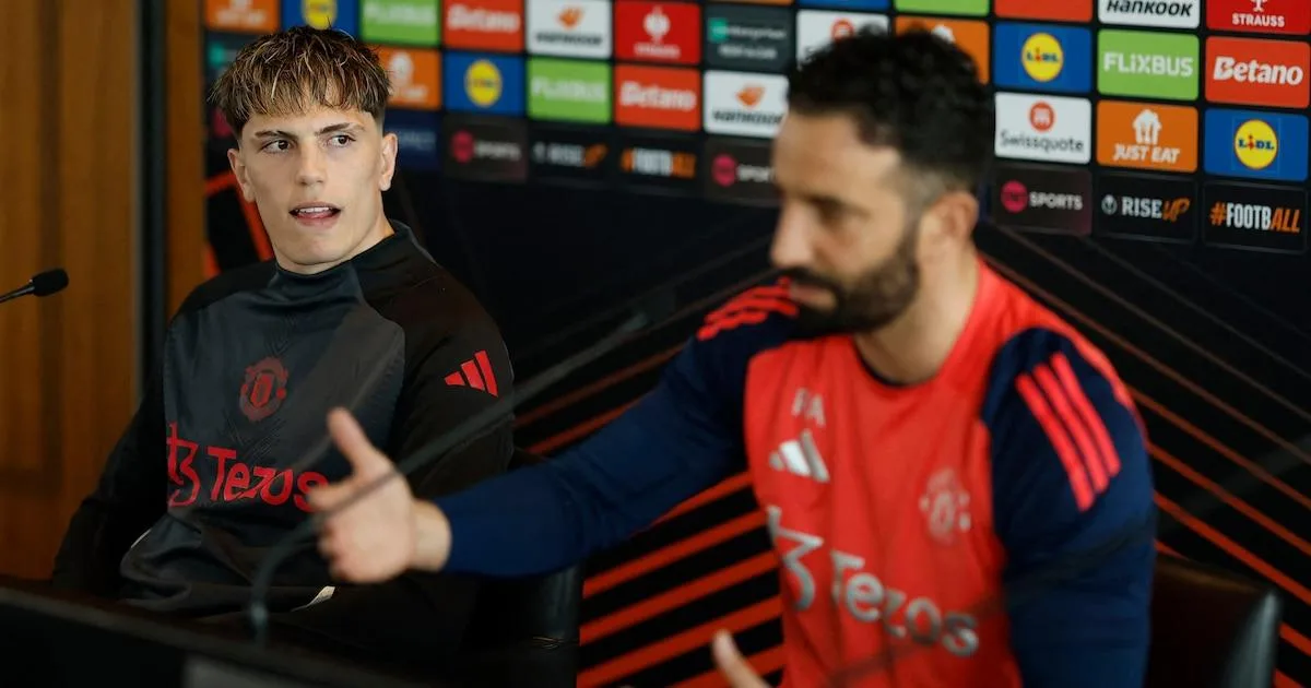 Rubén Amorim comunica a Alejandro Garnacho que no lo tendrá en cuenta para la próxima temporada