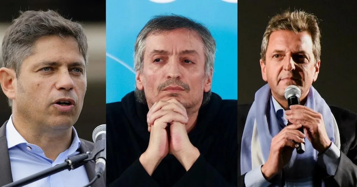 Acuerdos y diferencias en histórica reunión de Kicillof, Máximo Kirchner y Massa
