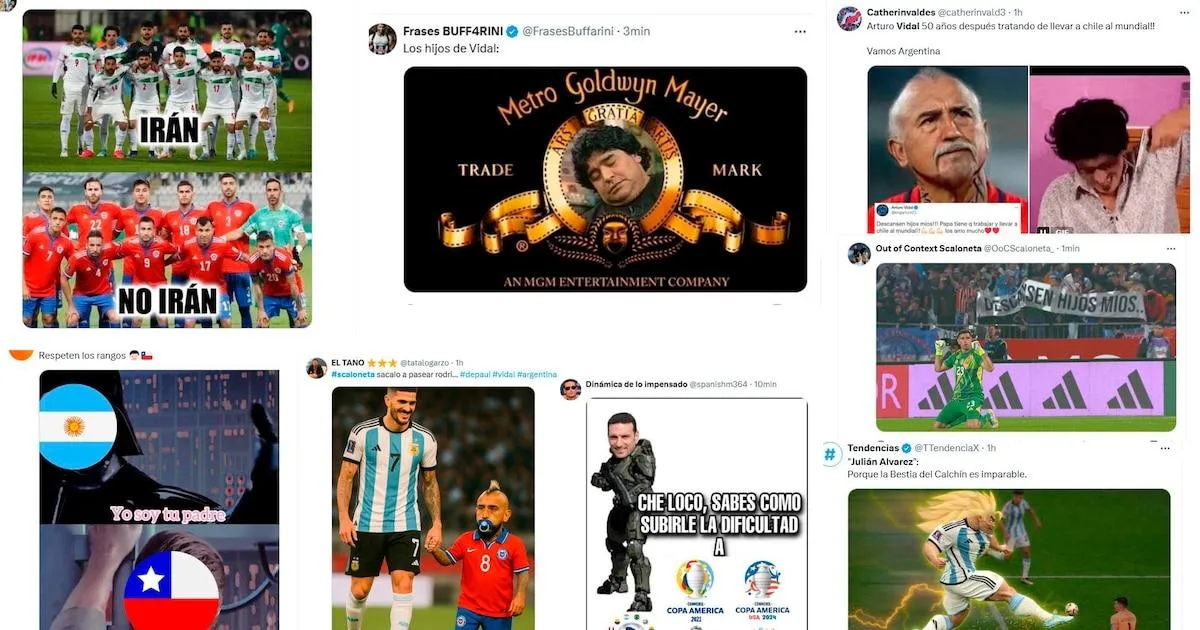 Los mejores memes de la victoria de Argentina en Chile por las Eliminatorias