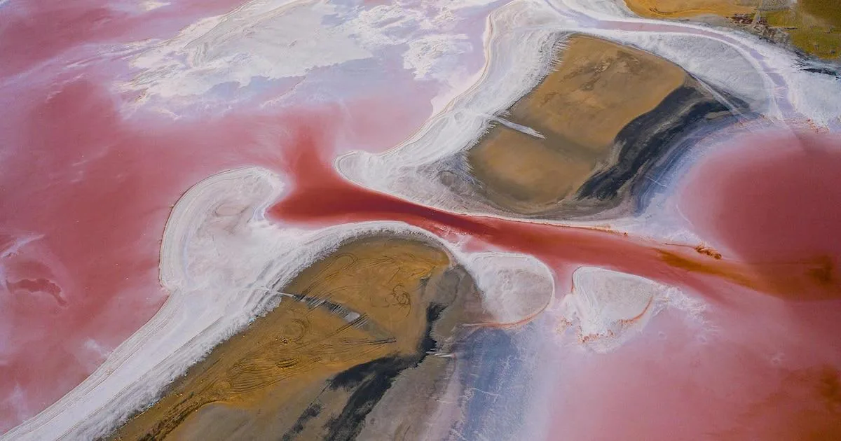 Cambio climático y lagos rosados de Australia: una amenaza latente