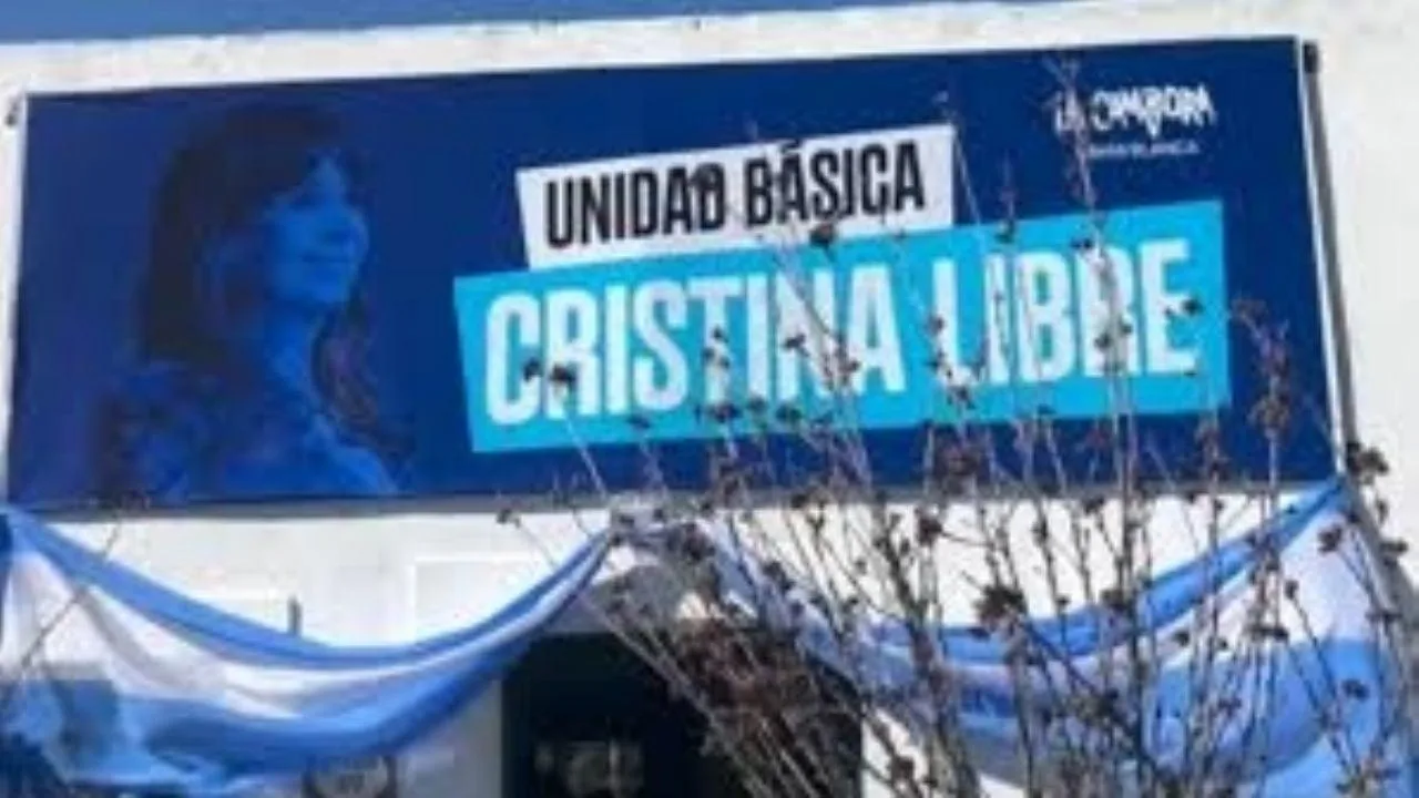 Cristina Kirchner saluda inauguración de unidad básica ‘Cristina Libre’ en Bahía Blanca