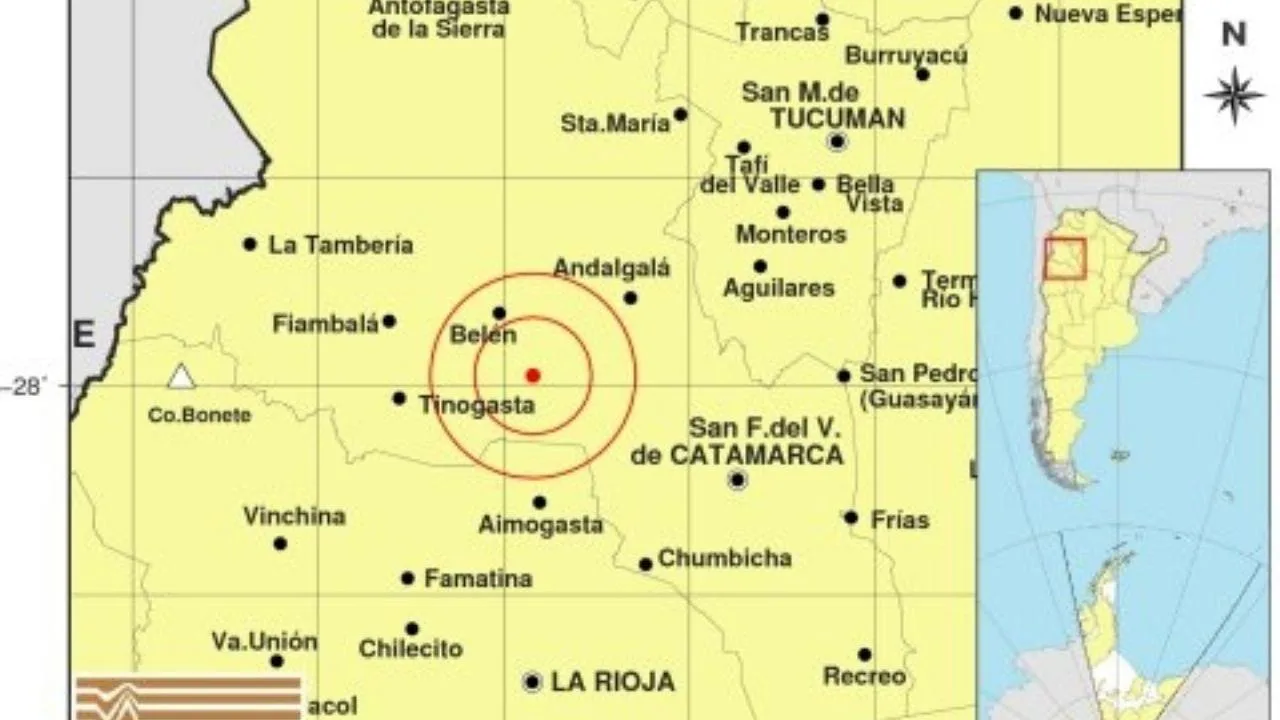 Dos sismos de leve intensidad sacuden la región cercana a Belén